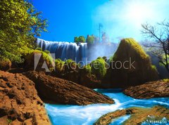 Fototapeta vliesov 270 x 200, 14492733 - Elephant waterfall - Slon vodopd