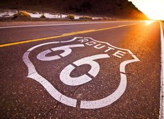 Fototapeta plátno 160 x 116, 14754346 - Route 66 sunset - Route 66 západ slunce