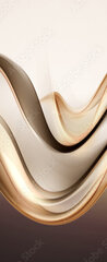 Samolepka na dvee flie 90 x 220, 149184603 - Amazing Gold Brown Waves Abstract Background