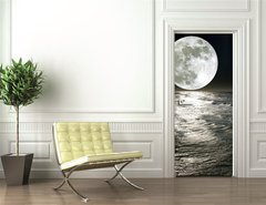 Samolepka na dvee flie 90 x 220  moon, 90 x 220 cm