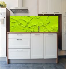 Fototapeta do kuchyn flie 180 x 60  green oil paint, 180 x 60 cm