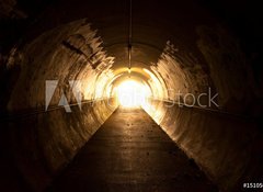 Samolepka flie 100 x 73, 15105040 - light at the end of the tunnel - svtlo na konci tunelu