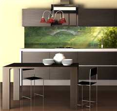 Fototapeta do kuchyn flie 260 x 60, 15179119 - Bench