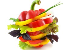 Fototapeta174 x 120  Vegetables sandwich., 174 x 120 cm