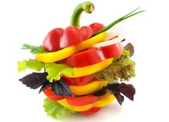 Samolepka flie 200 x 144, 15196613 - Vegetables sandwich. - Zeleninov sendvi.