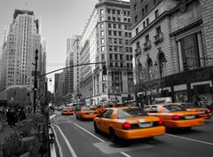 Fototapeta360 x 266  Taxies in Manhattan, 360 x 266 cm