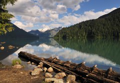 Samolepka flie 145 x 100  cheakamus lake, garibaldi provincial park, 145 x 100 cm