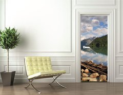Samolepka na dvee flie 90 x 220  cheakamus lake, garibaldi provincial park, 90 x 220 cm