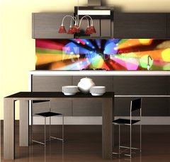 Fototapeta do kuchyn flie 260 x 60  Abstract colorful background, 260 x 60 cm