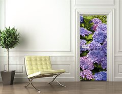 Samolepka na dvee flie 90 x 220, 15419136 - Hortensien 2 - Hydrangeas 2