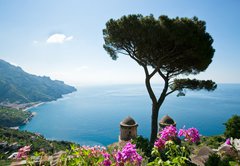 Fototapeta174 x 120  Amalfi coast view, 174 x 120 cm