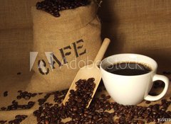 Fototapeta100 x 73  Frischer Kaffee, 100 x 73 cm