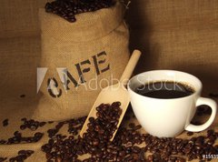 Fototapeta270 x 200  Frischer Kaffee, 270 x 200 cm