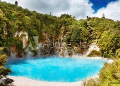 Samolepka flie 200 x 144, 15576886 - Hot thermal spring, New Zealand - Tepl pramen, Nov Zland