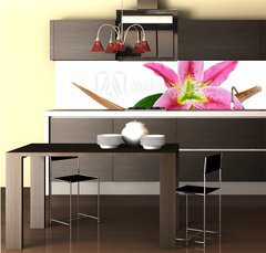 Fototapeta do kuchyně fólie 260 x 60, 15641215 - Beautiful lily flower - Krásná lilie květina