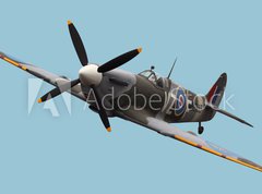 Samolepka flie 270 x 200, 15824540 - Isolated Spitfire - Izolovan Spitfire