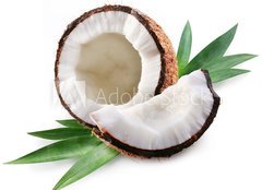 Fototapeta papr 254 x 184, 15844429 - coconut on a white background