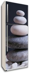 Samolepka na lednici fólie 80 x 200, 15945118 - Stones with Reiki energy - Kameny s energií Reiki