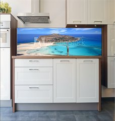 Fototapeta do kuchyn flie 180 x 60  Balos lagoon, 180 x 60 cm