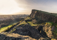 Samolepka flie 145 x 100, 159757582 - Ausblick vom Arthurs Seat auf Edinburgh