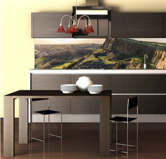 Fototapeta do kuchyně fólie 260 x 60, 159757582 - Ausblick vom Arthurs Seat auf Edinburgh