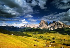 Fototapeta vliesov 145 x 100, 16152264 - Montagna, Dolomiti, Alpe di Siusi, Italia