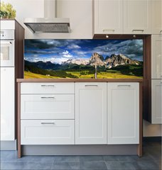 Fototapeta do kuchyn flie 180 x 60, 16152264 - Montagna, Dolomiti, Alpe di Siusi, Italia