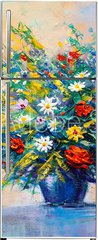 Samolepka na lednici flie 80 x 200, 163278851 - Oil painting flowers