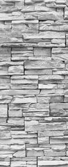 Samolepka na dvee flie 90 x 220, 165501117 - White brick stone wall.