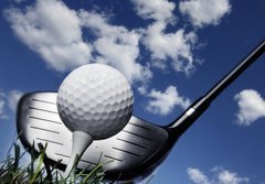 Fototapeta papr 184 x 128, 16573670 - Golf club and ball in grass - Golfov klub a m v trv