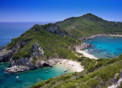 Fototapeta plátno 160 x 116, 16612421 - Green and blue beaches - Zelené a modré pláže