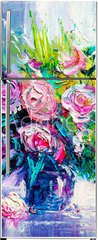 Samolepka na lednici flie 80 x 200, 166550171 - Oil painting flowers