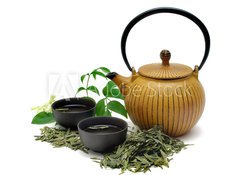 Fototapeta100 x 73  Chinese Longjing green tea, 100 x 73 cm