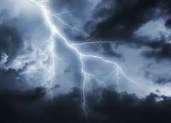 Samolepka flie 200 x 144  Lightning, 200 x 144 cm