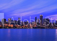 Fototapeta100 x 73  XXL  Famous Chicago Panorama, 100 x 73 cm