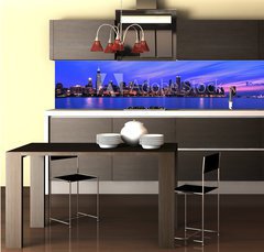 Fototapeta do kuchyně fólie 260 x 60, 16836414 - XXL - Famous Chicago Panorama