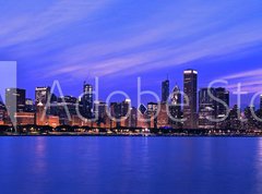 Samolepka flie 270 x 200, 16836414 - XXL - Famous Chicago Panorama