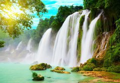 Fototapeta pltno 174 x 120, 16847906 - Detian waterfall