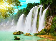 Fototapeta pltno 330 x 244, 16847906 - Detian waterfall