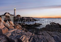 Samolepka flie 145 x 100, 16967921 - The Portland Head Light - Svtlo Portland Head Light