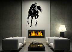 Samolepka na ze 170 x 100 cm vzor n51068334 - arabian horse black white