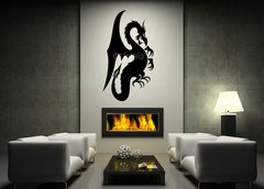 Samolepka na ze 170 x 100 cm vzor n53795239 - Black dragon.