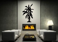 Samolepka na ze 170 x 100 cm vzor n60775371 - Banana tree silhouette- vector