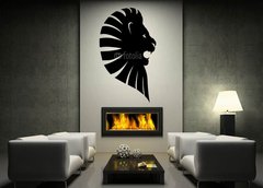 Samolepka na ze 170 x 100 cm vzor n78340338 - lion head tattoo