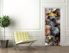 Samolepka na dvee flie 90 x 220, 171137304 - walnuts immediately after harvesting before cleaning