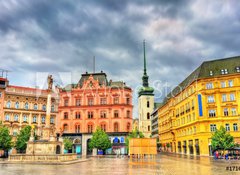 Samolepka flie 100 x 73, 171660026 - Freedom Square, the main square of Brno in Czech Republic - Nmst svobody, hlavn nmst Brna v esk republice