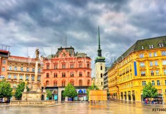 Samolepka flie 145 x 100, 171660026 - Freedom Square, the main square of Brno in Czech Republic