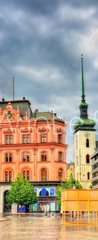 Samolepka na dvee flie 90 x 220  Freedom Square, the main square of Brno in Czech Republic, 90 x 220 cm