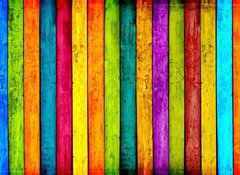 Fototapeta vliesov 100 x 73, 17494460 - Colorful Wood Planks Background