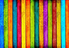 Fototapeta papr 184 x 128, 17494460 - Colorful Wood Planks Background